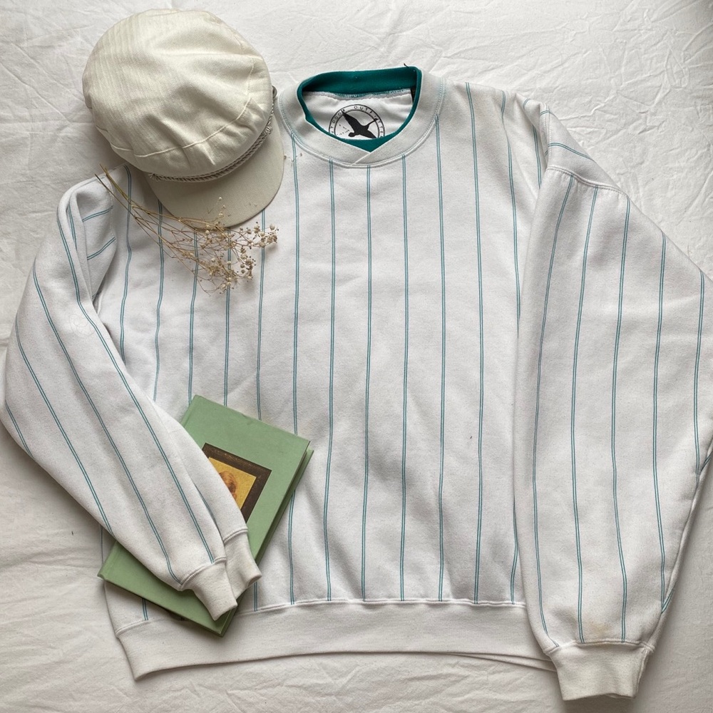 Authentic vintage 1960s baseball inspired pullover